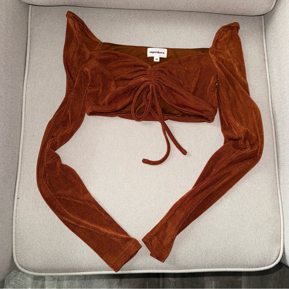 Superdown Anai Ruched Maxi Set - Picture 6 of 7